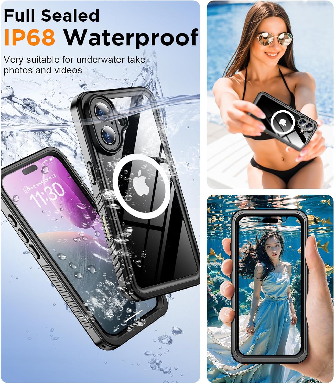 iPhone 16 Plus Waterproof Case V957-AM0048K
