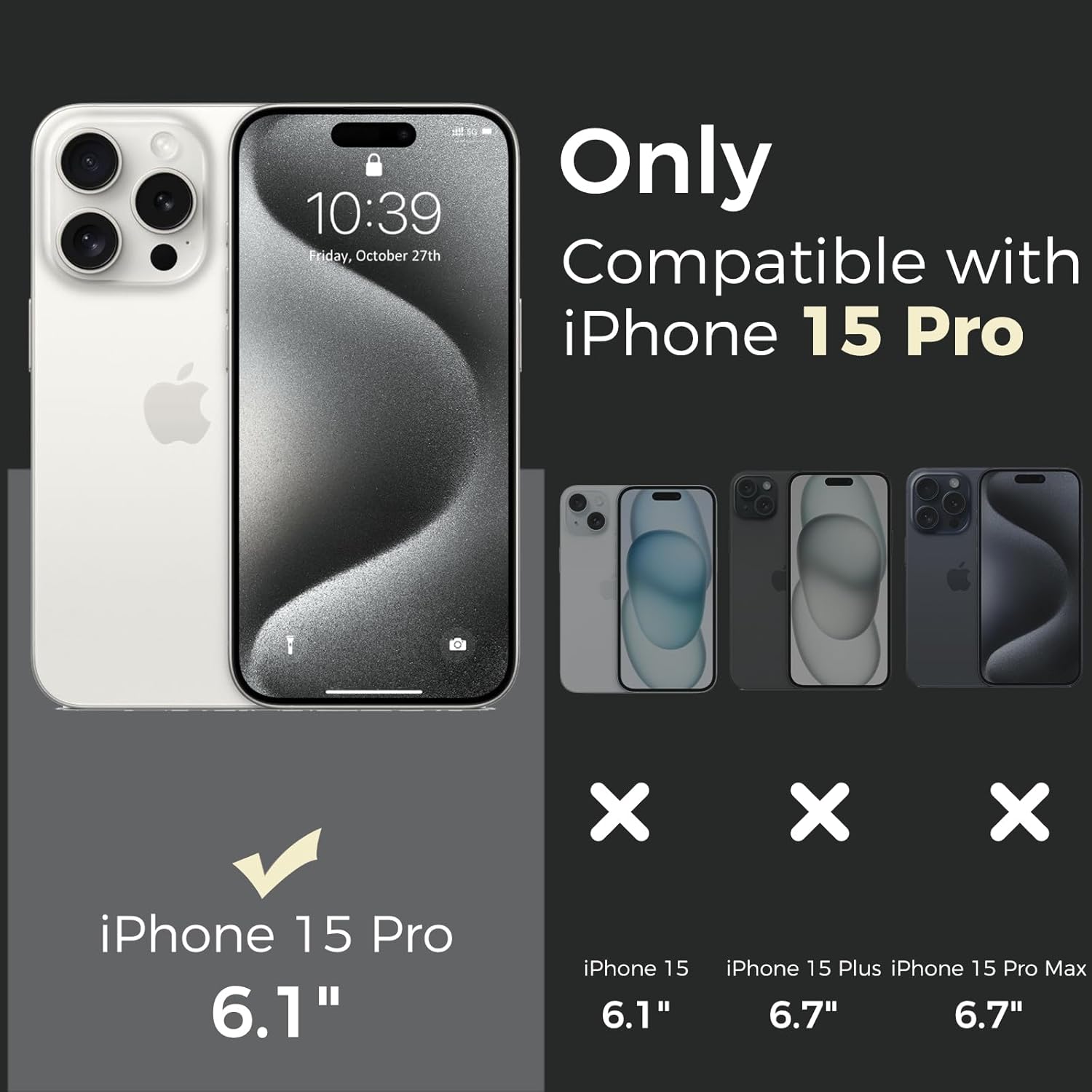 iPhone 15 Pro Waterproof Case V957-AM0050K