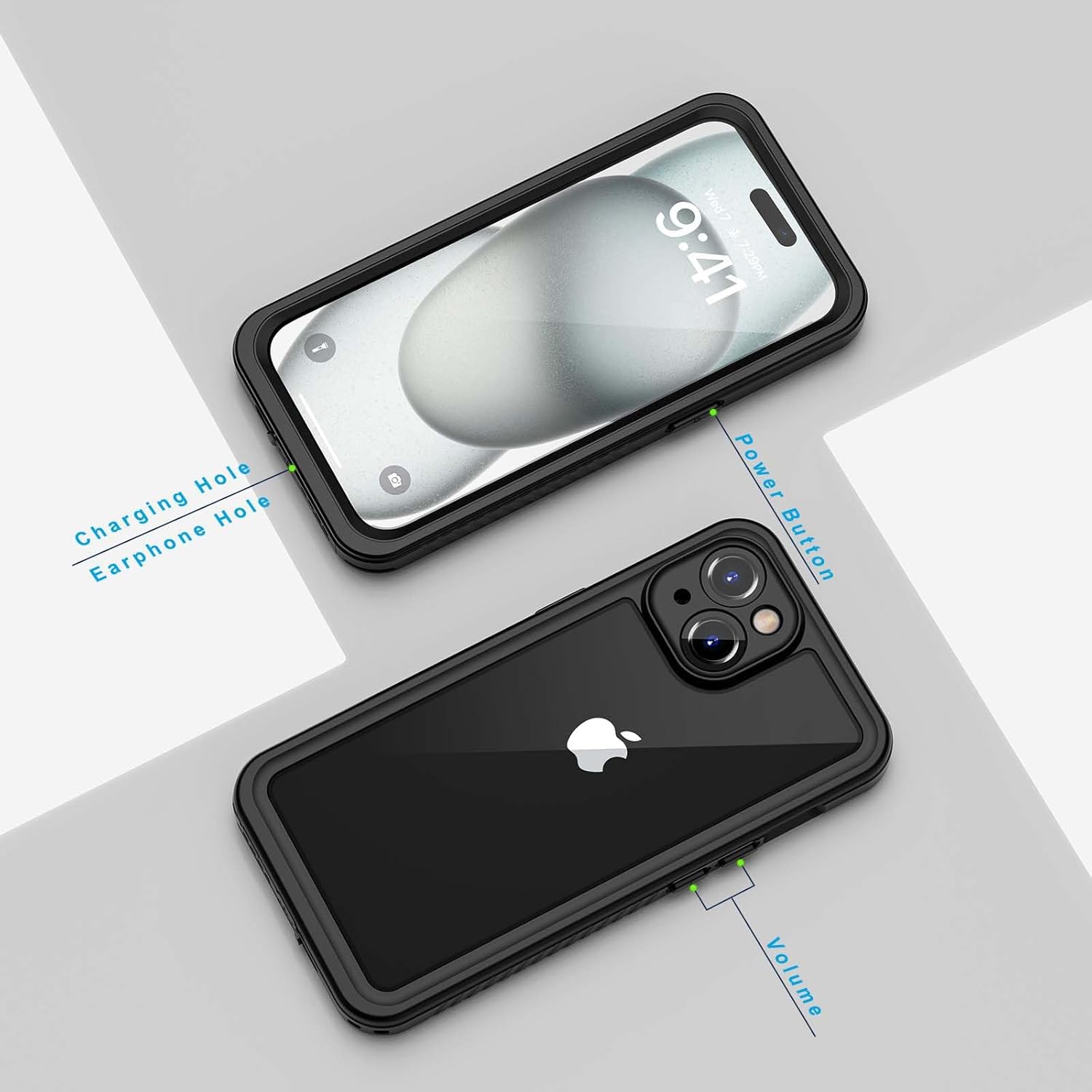 iPhone 15 Plus Waterproof Case V957-AM0051K