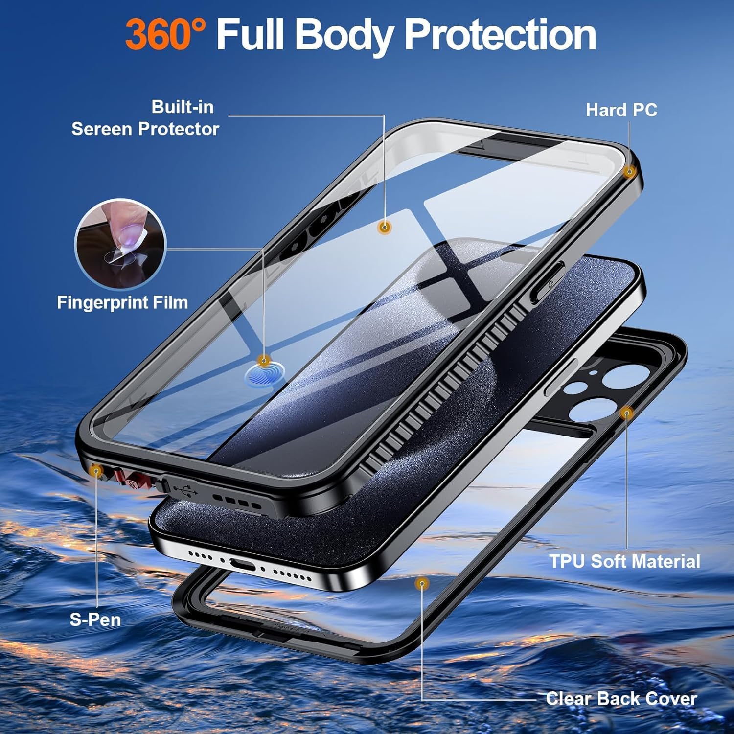 iPhone 12 Mini Waterproof Shockproof Case V957-AM0054K