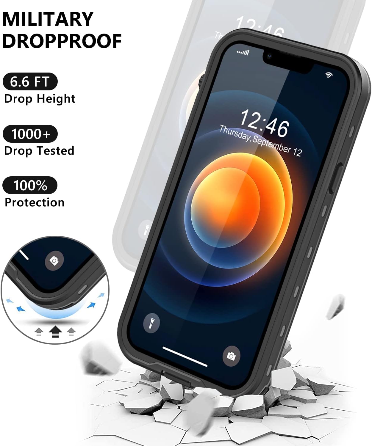 iPhone 12 Pro Waterproof Case V957-AM0055K