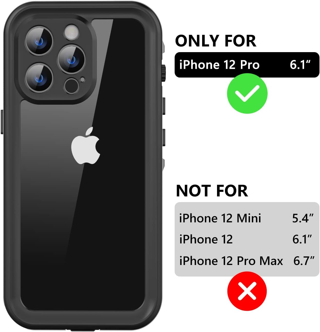 iPhone 12 Pro Waterproof Case V957-AM0055K