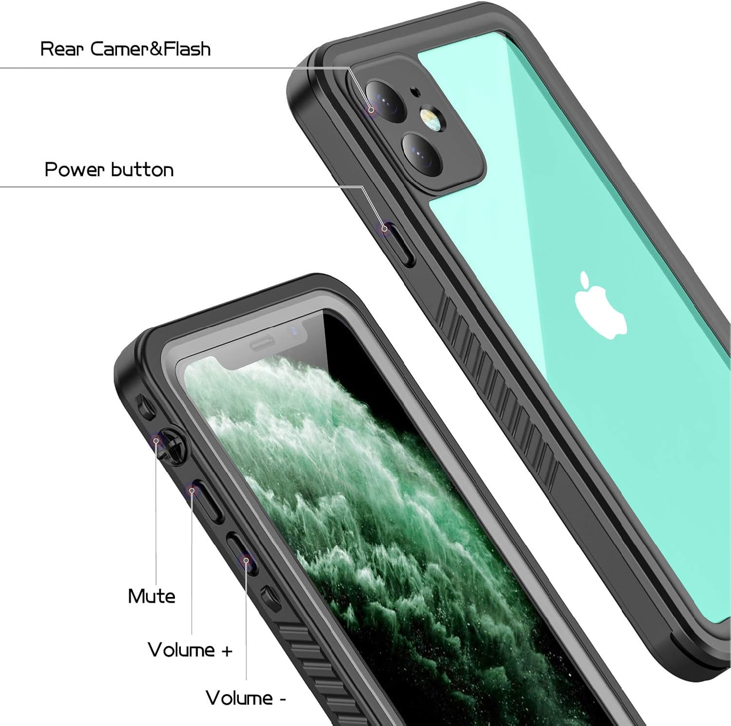 iPhone 11 Waterproof Shockproof Case V957-AM0058K