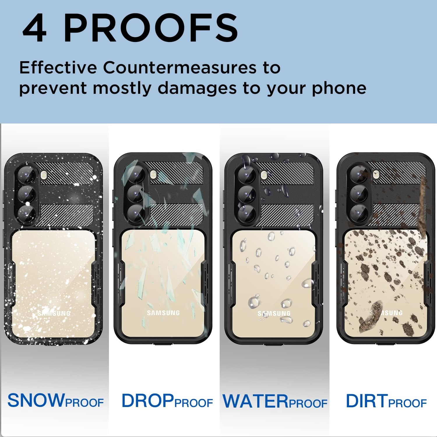 Samsung Galaxy S23 Plus Case Waterproof V957-AZM39671010K