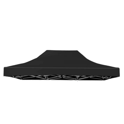 Gazebo Tent Top Cover Camping Beach Sunshade Shelter - Black / 3x6M V957-MS-2444-GAZ-BLA
