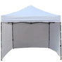 Portable Water-Resistant Gazebo Side Walls - White / 2x2M/6M V957-MS-3639-POR-SNAP D-WHI