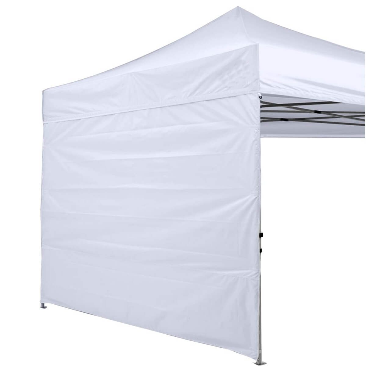 Portable Water-Resistant Gazebo Side Walls - White / 2x2M/6M V957-MS-3639-POR-SNAP D-WHI