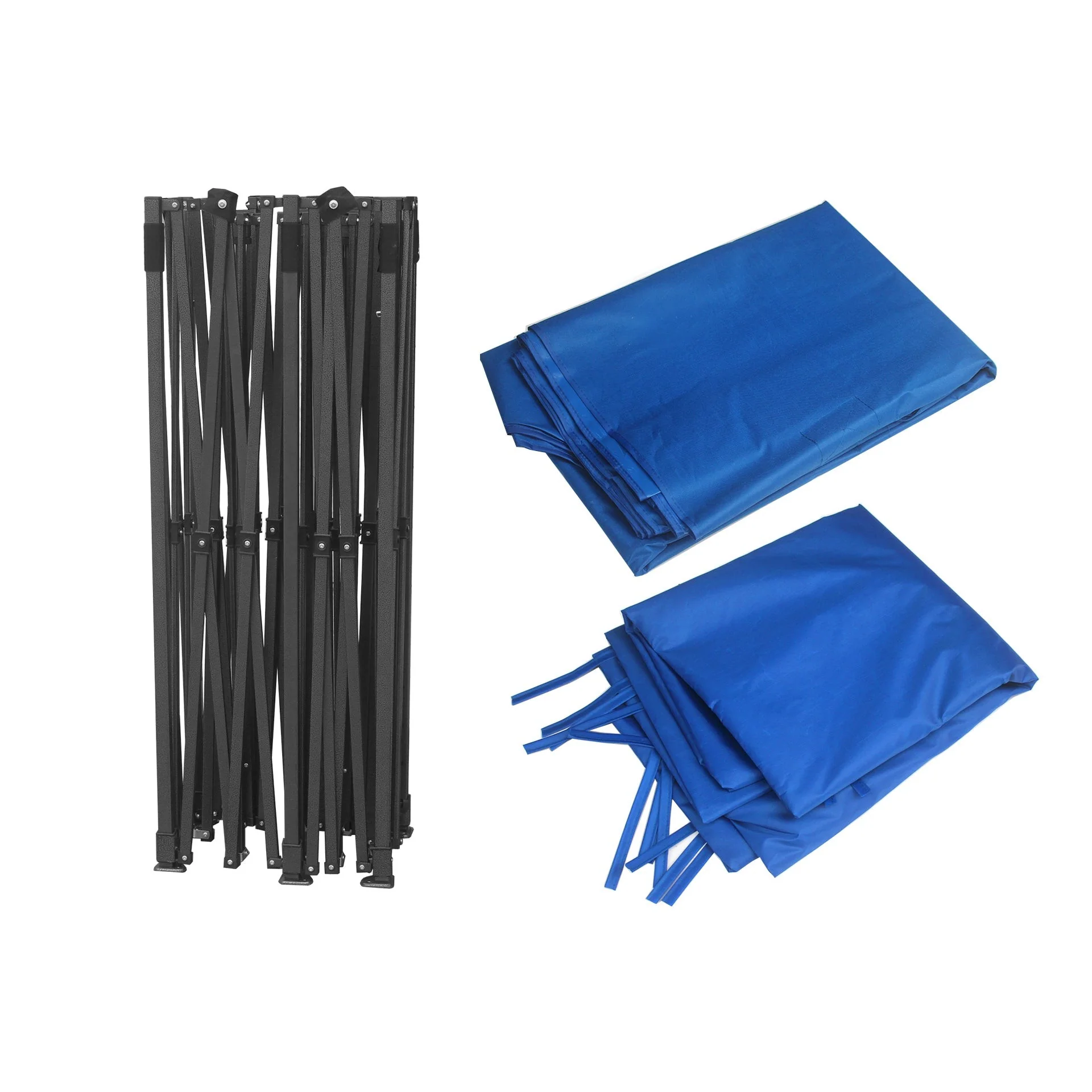 Portable Water-Resistant Gazebo 3x6 M - Blue / With Sidewalls V957-MS-5182-POR-BLU