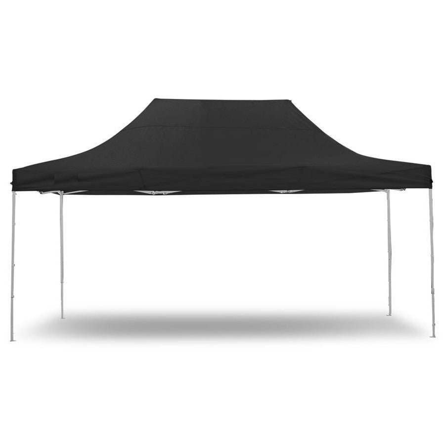 Portable Water-Resistant Gazebo 3x4.5 M - Black / Without Sidewalls V957-MS-7720-POR-BLA