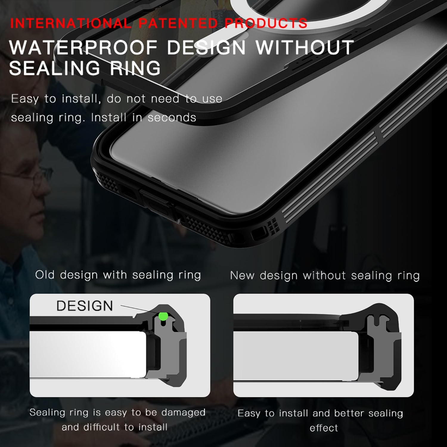 Samsung Galaxy S25 Case Waterproof V957-SBSMWPS25