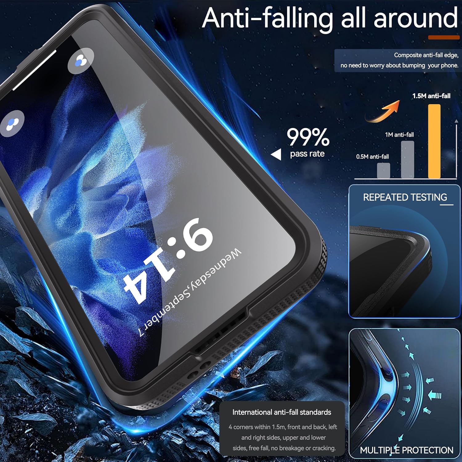 Samsung Galaxy S25 Plus Case Waterproof V957-SBSMWPS25P