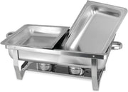Chafing Dish Food Warmer Stove 11L 2 Compartment