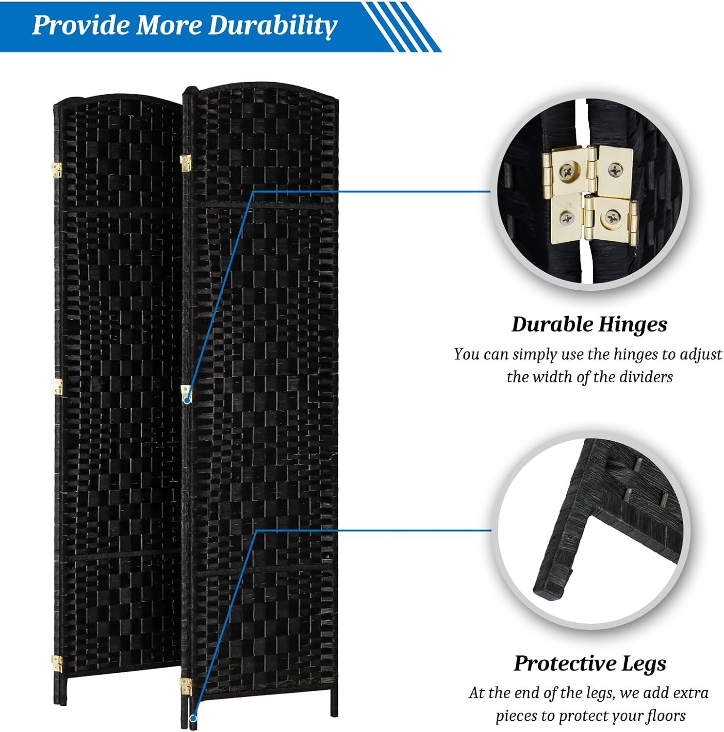 Folding Room Divider Screen - Stylish Home Partition V957-SDFOROSN1930S