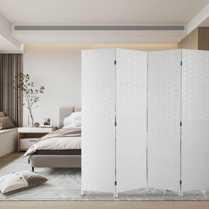 4-Panel Folding Room Divider - Privacy Screen Partition V957-SDFOROSN3208S