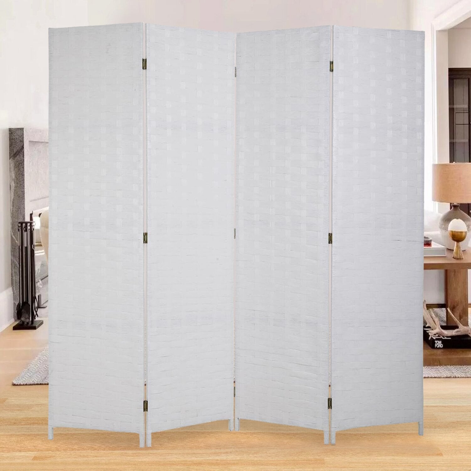 4-Panel Folding Room Divider - Privacy Screen Partition V957-SDFOROSN3208S
