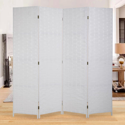 4-Panel Folding Room Divider - Privacy Screen Partition V957-SDFOROSN3208S