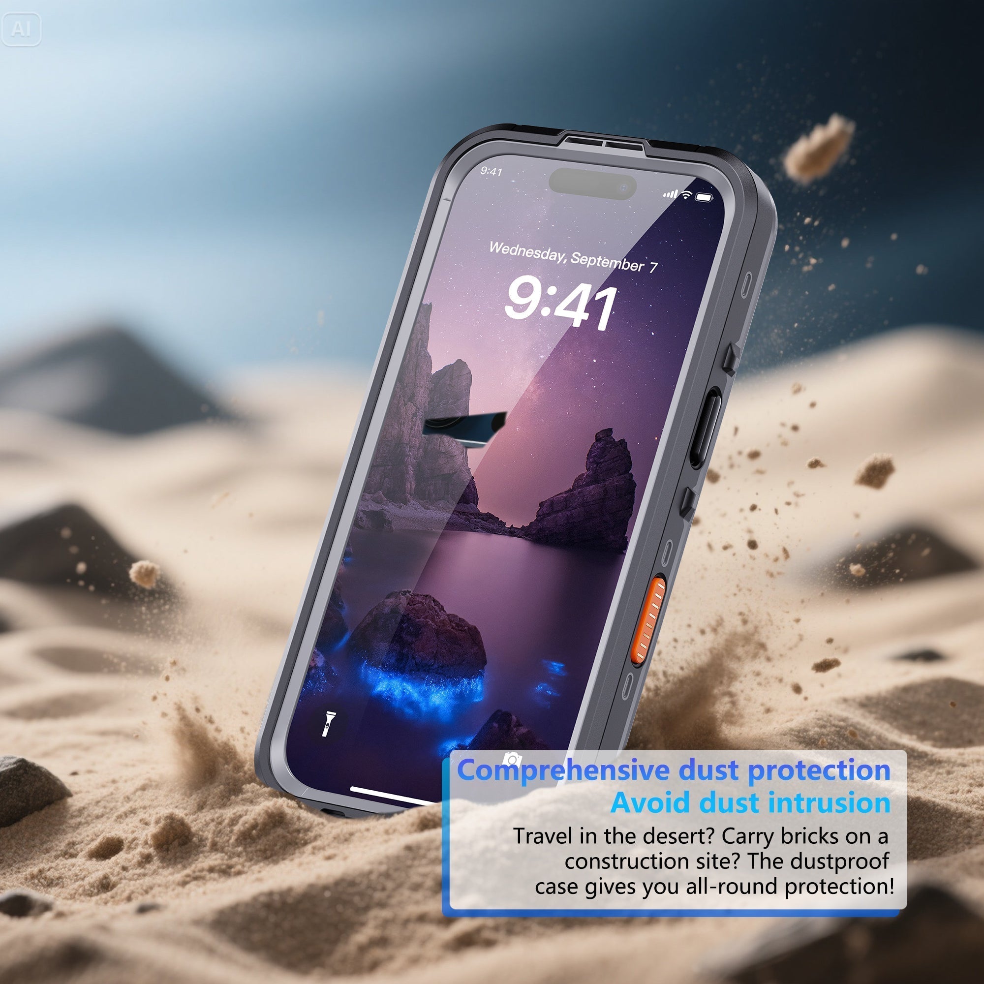 iPhone 17 Waterproof Case Shockproof Heavy Duty Case V957-SDIPMORE3683S