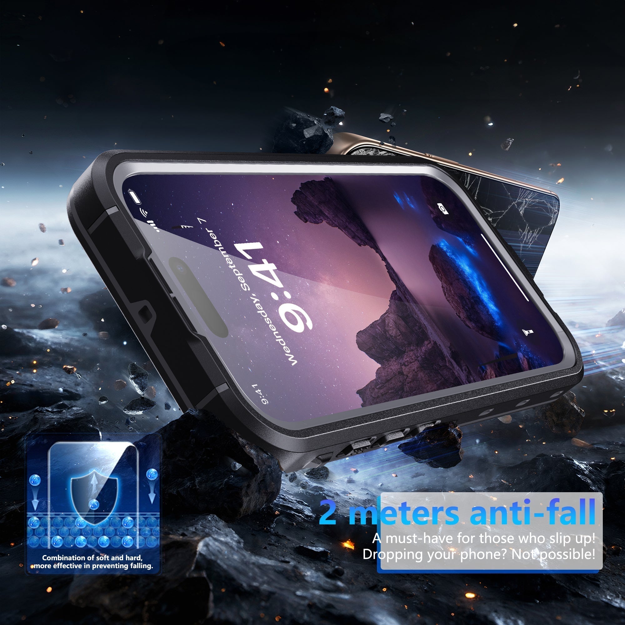 iPhone 17 Waterproof Case Shockproof Heavy Duty Case V957-SDIPMORE3683S