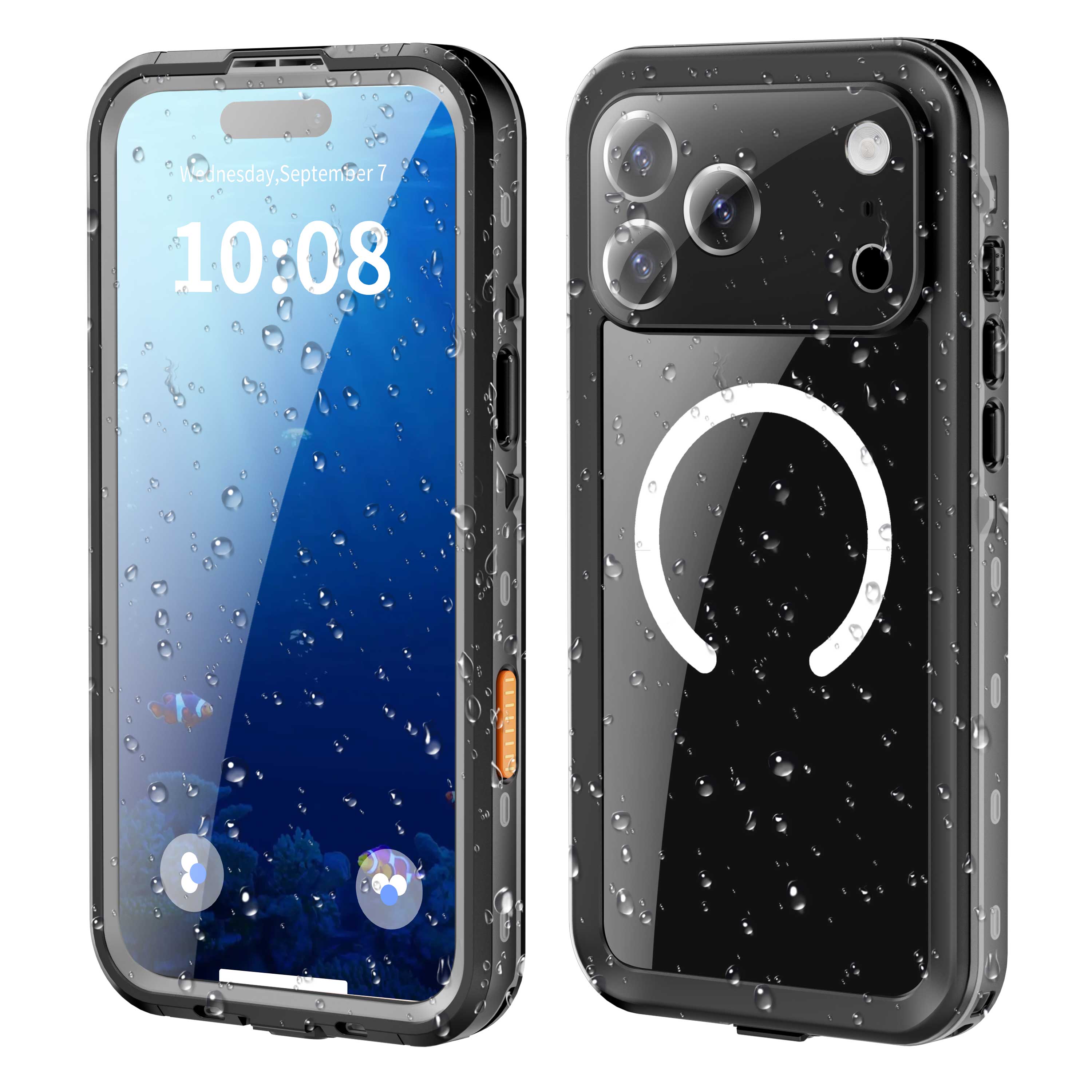 iPhone 17 Pro Max Waterproof Case Shockproof Case V957-SDIPMORE3685S