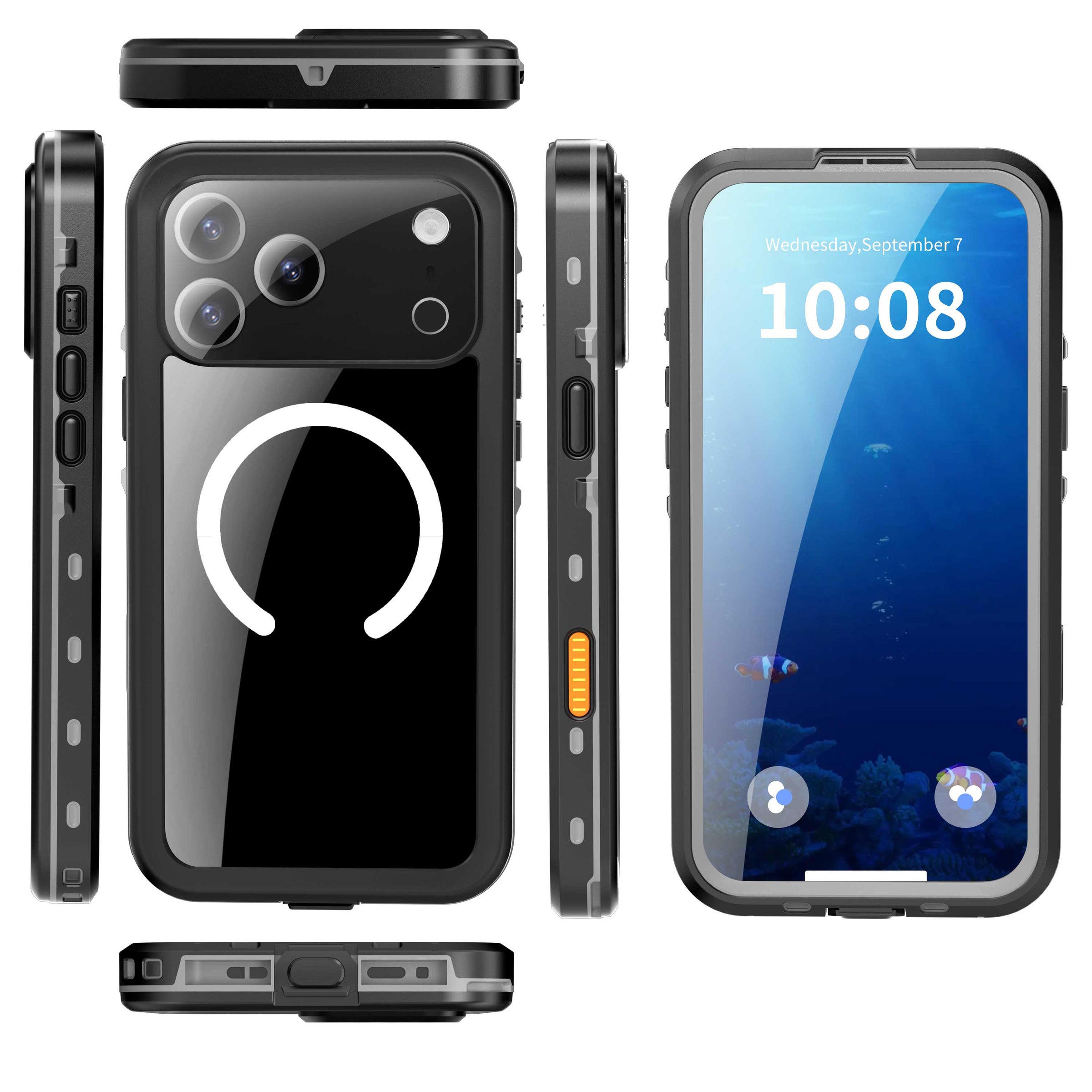 iPhone 17 Pro Max Waterproof Case Shockproof Case V957-SDIPMORE3685S