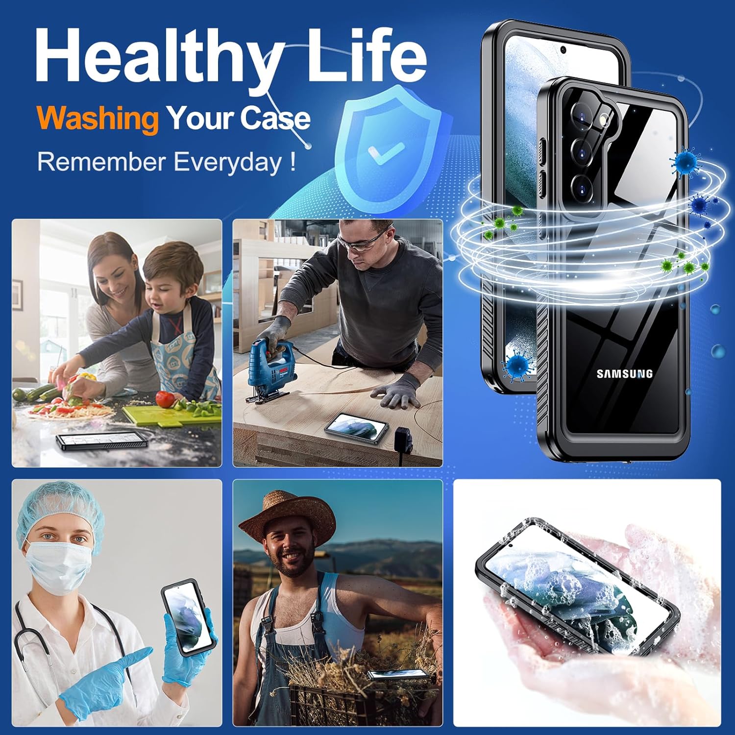 Samsung Galaxy S21 Plus Waterproof Case V957-SDSAMOSN1668S