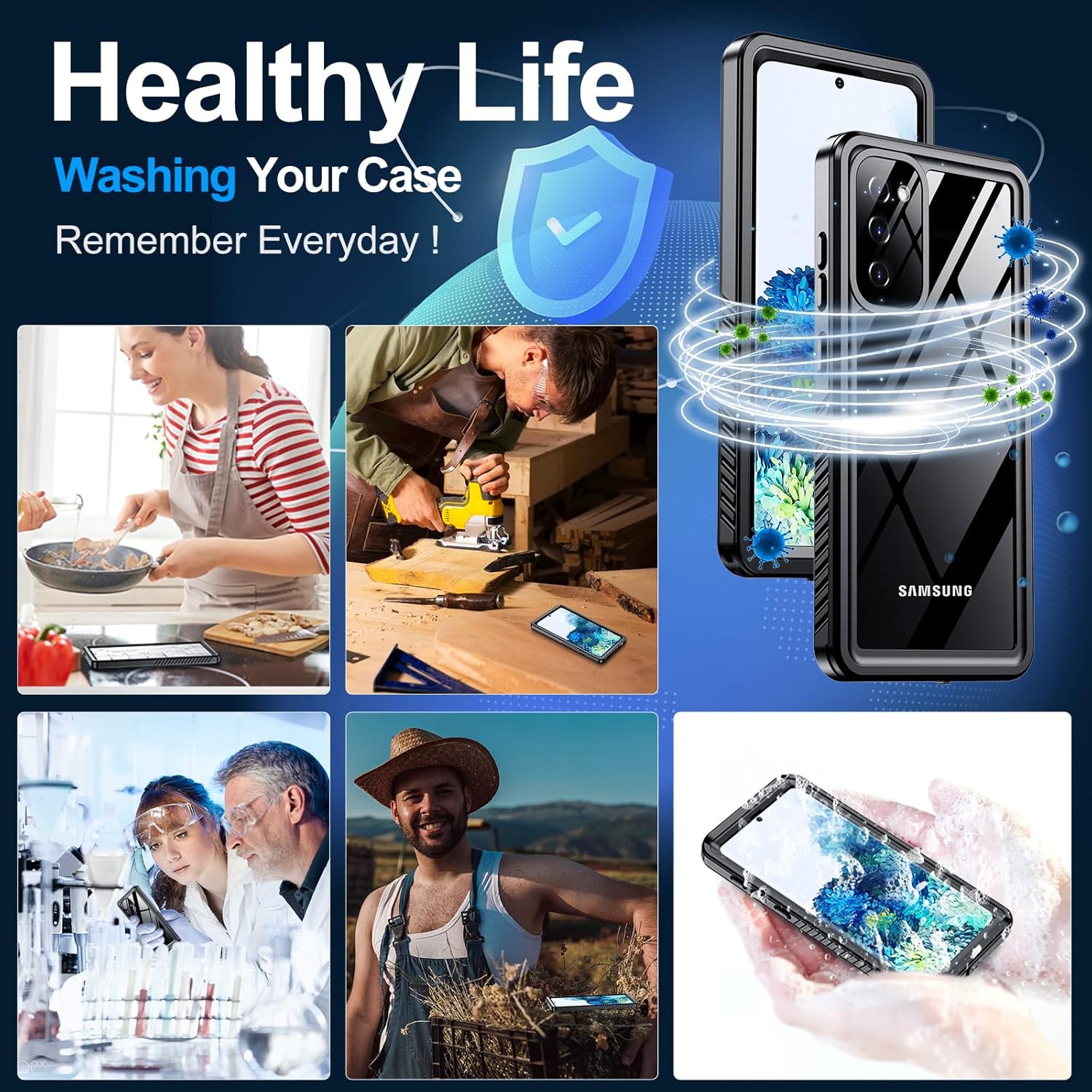 Samsung Galaxy S20 Plus Waterproof Case V957-SDSAMOSN2360S
