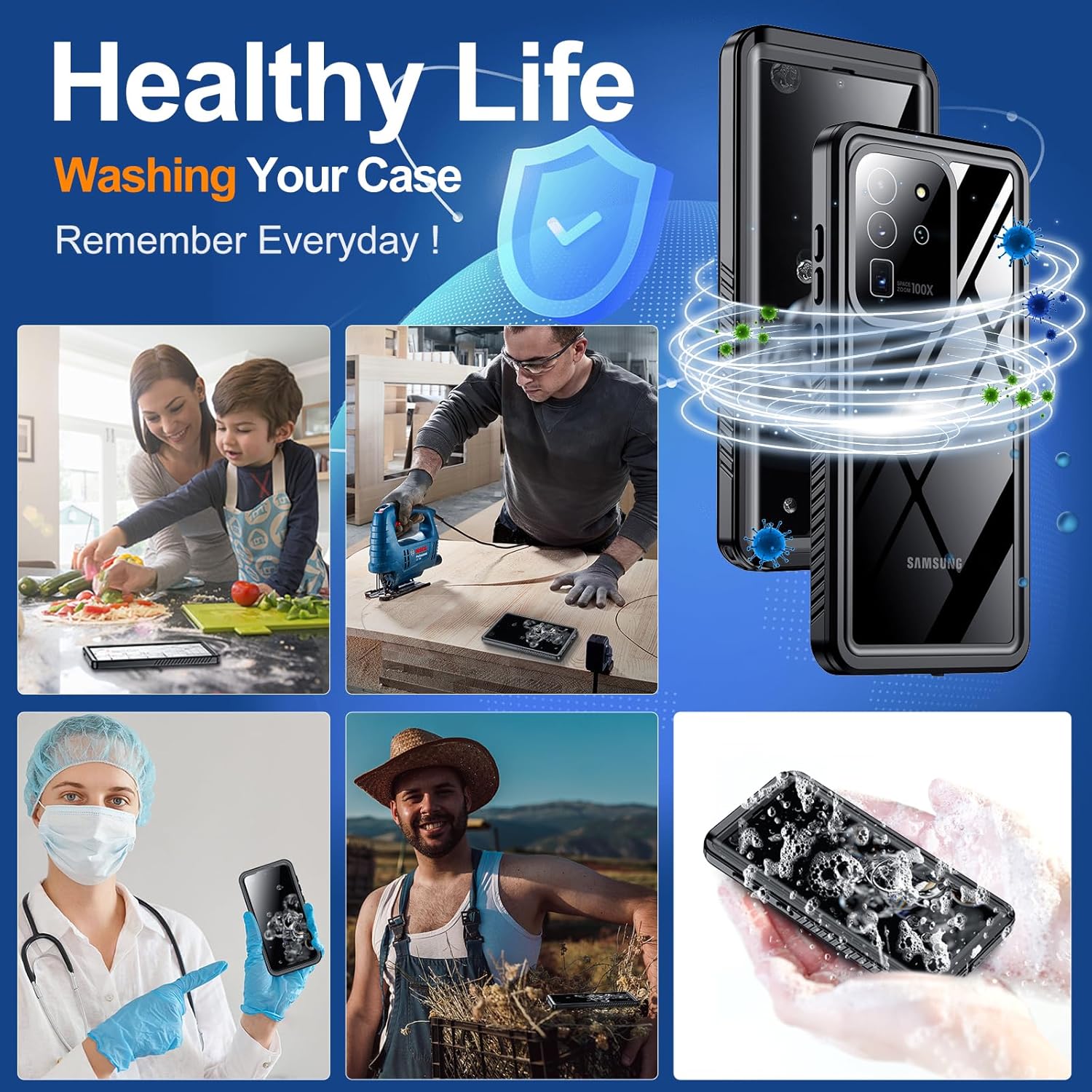 Samsung Galaxy S20 Ultra Waterproof Case V957-SDSAMOSN2492S