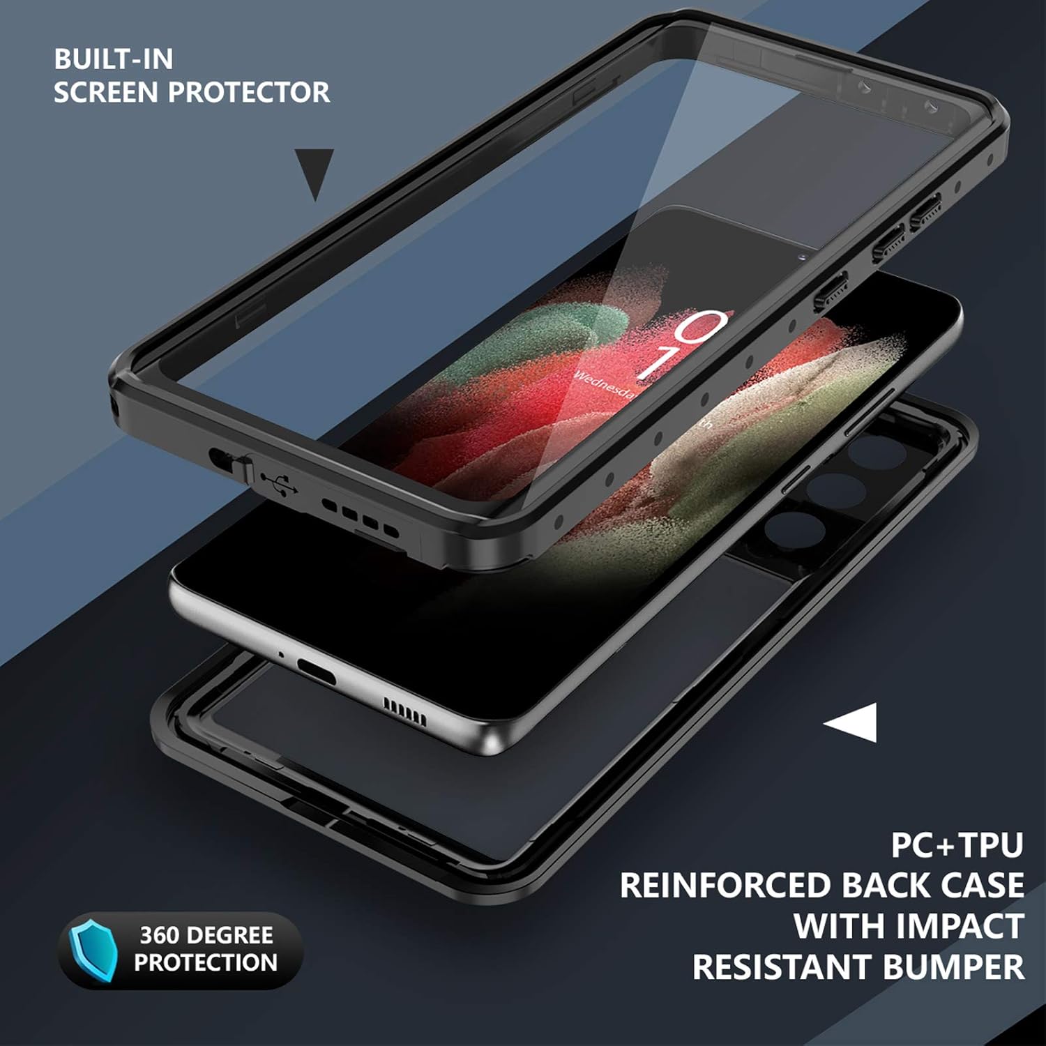 Samsung Galaxy S21 Ultra Waterproof Shockproof Case V957-SDSASN1520S