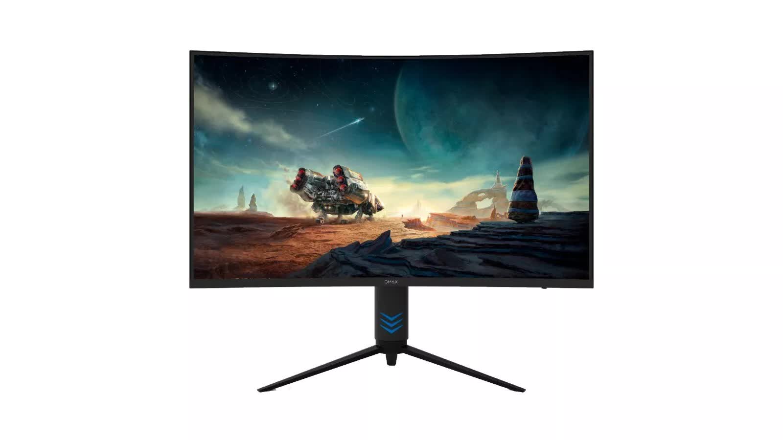 QMAX 31.5" Gaming Monitor Curved QHD 165Hz 2560*1440p 1ms with Build in Speakers Height Adjustable V958-32LK900HDM
