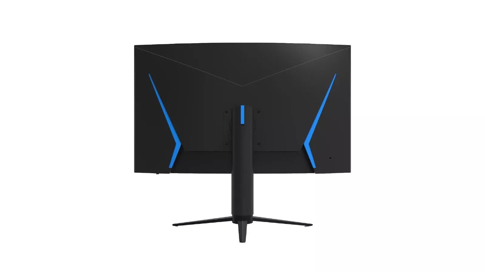 QMAX 31.5" Gaming Monitor Curved QHD 165Hz 2560*1440p 1ms with Build in Speakers Height Adjustable V958-32LK900HDM