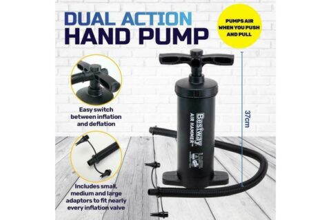 Bestway Air Hammer 2800 Manual Air Pump for Airbed, Swimming Pool, Toys, Kayaks V958-62086