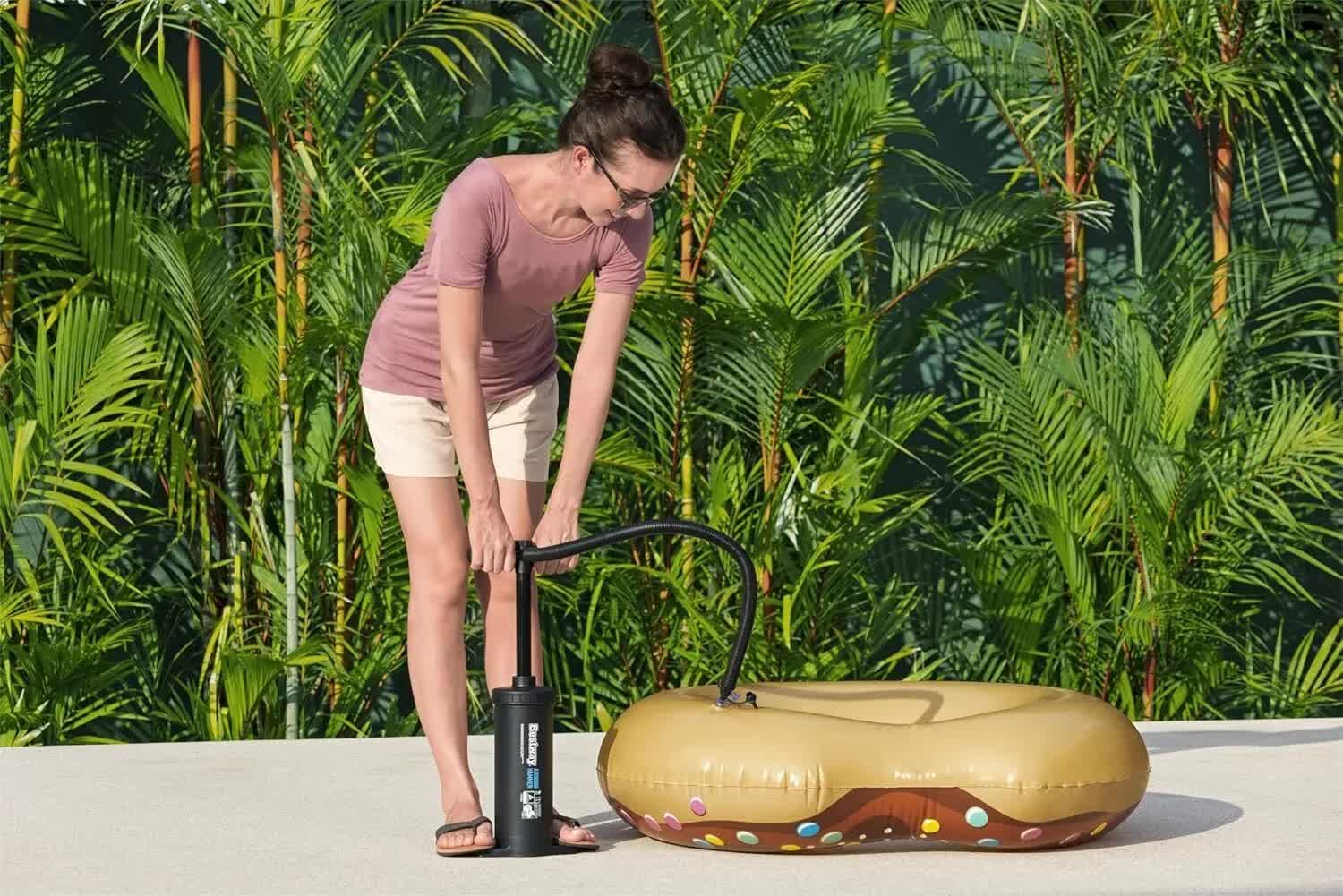 Bestway Air Hammer 2800 Manual Air Pump for Airbed, Swimming Pool, Toys, Kayaks V958-62086