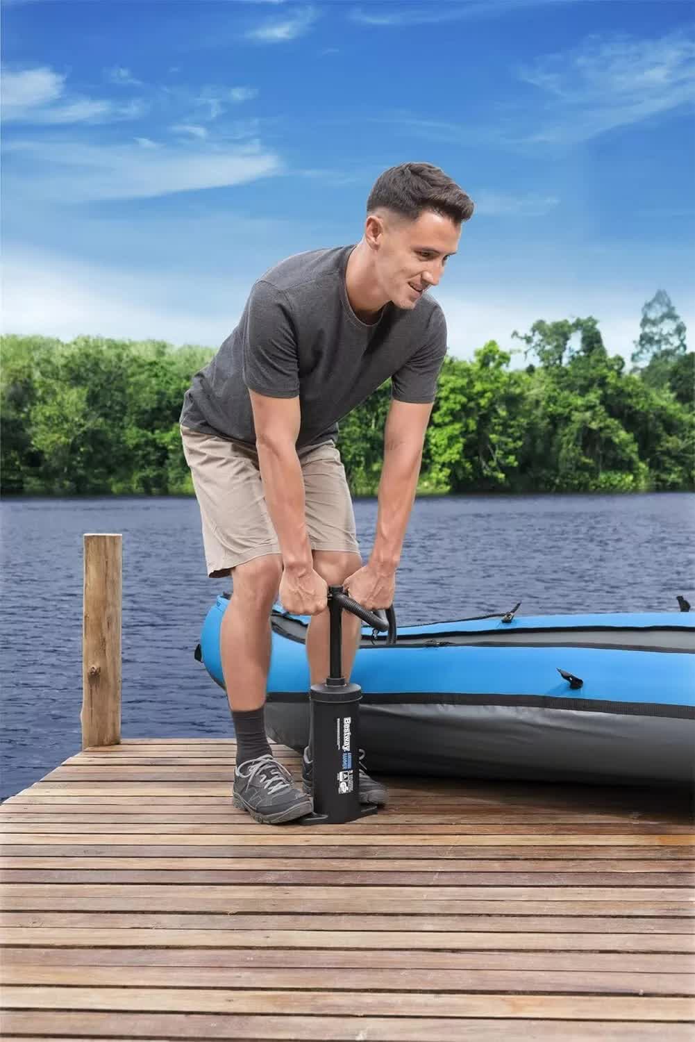 Bestway Air Hammer 2800 Manual Air Pump for Airbed, Swimming Pool, Toys, Kayaks V958-62086