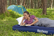 Bestway 1.85m x 76cm x 22cm Air Mattress Jr.Twin Indoor/Outdoor Heavy Duty Durable Camping V958-67000