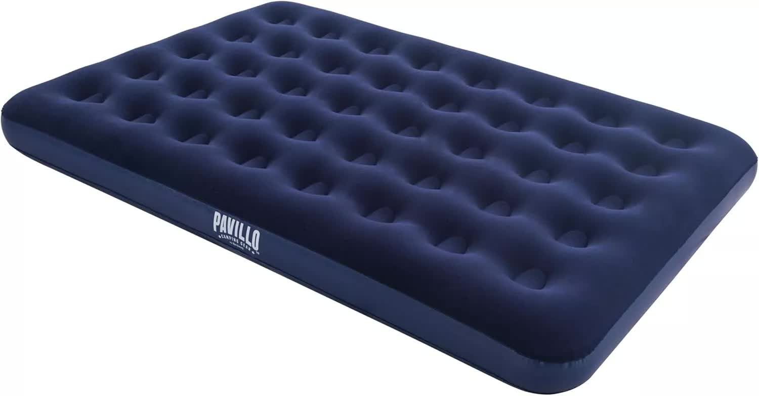 Bestway 1.91m x 1.37m x 22cm Air Mattress Full Inflatable Air Bed Indoor/Outdoor Heavy Duty Durable Camping V958-67002