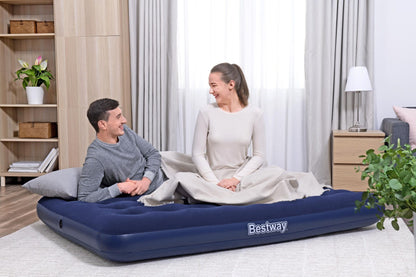 Bestway 1.91m x 1.37m x 22cm Air Mattress Full Inflatable Air Bed Indoor/Outdoor Heavy Duty Durable Camping V958-67002