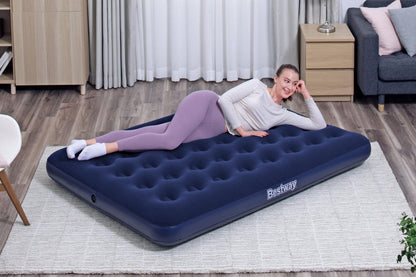 Bestway 1.91m x 1.37m x 22cm Air Mattress Full Inflatable Air Bed Indoor/Outdoor Heavy Duty Durable Camping V958-67002