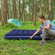 Bestway 2.03m x 1.83m x 22cm Air Mattress King Inflatable Air Bed Indoor/Outdoor Heavy Duty Durable Camping V958-67004