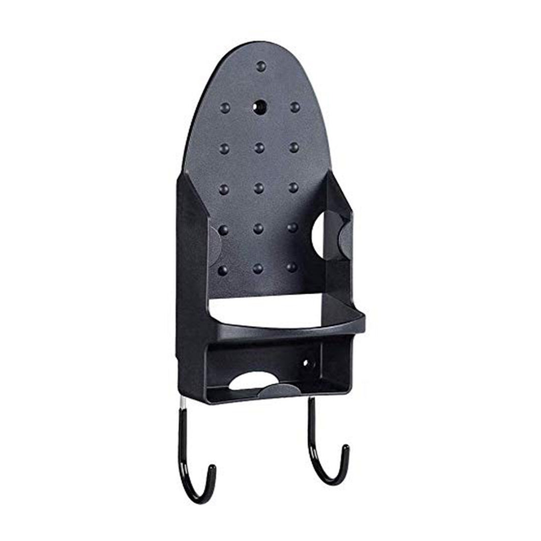 Wall Mounted Iron and Board Holder - Black V959-DIBD0007