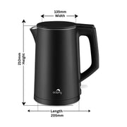 1.0L Black Stainless Steel Kettle V959-DKTL0044