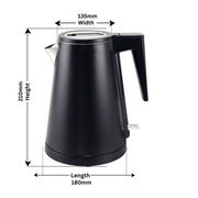 0.8L Stainless Steel Kettle - Black (Double Layer) V959-DKTL0055