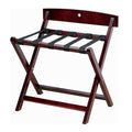 Wooden Luggage Rack With Back Support V959-DLRK0001