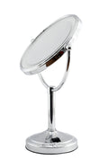 5X & 1X LED Tabletop Magnifying Mirror - Chrome V959-DMMR0024