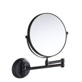 5X & 1X Wall Mount Magnifying Mirror - Matte Black V959-DMMR0031