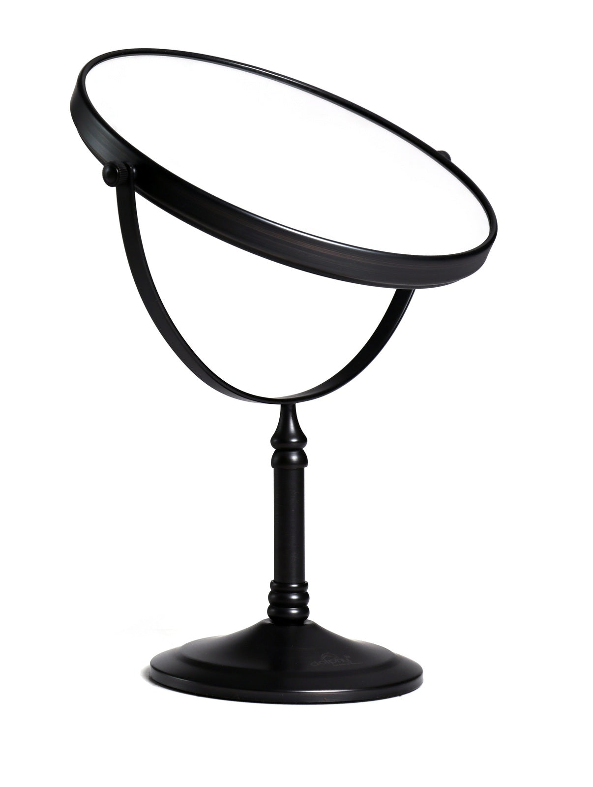 5X & 1X Tabletop Magnifying Mirror - Matte Black V959-DMMR0033