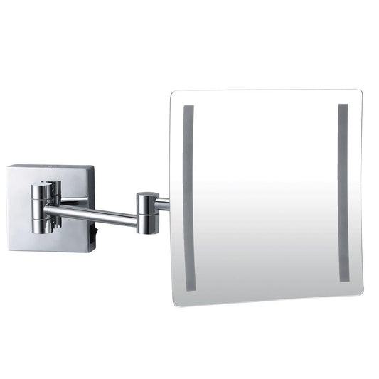 3X LED Magnifying Mirror Wall Mount - Silver V959-DMMR0042