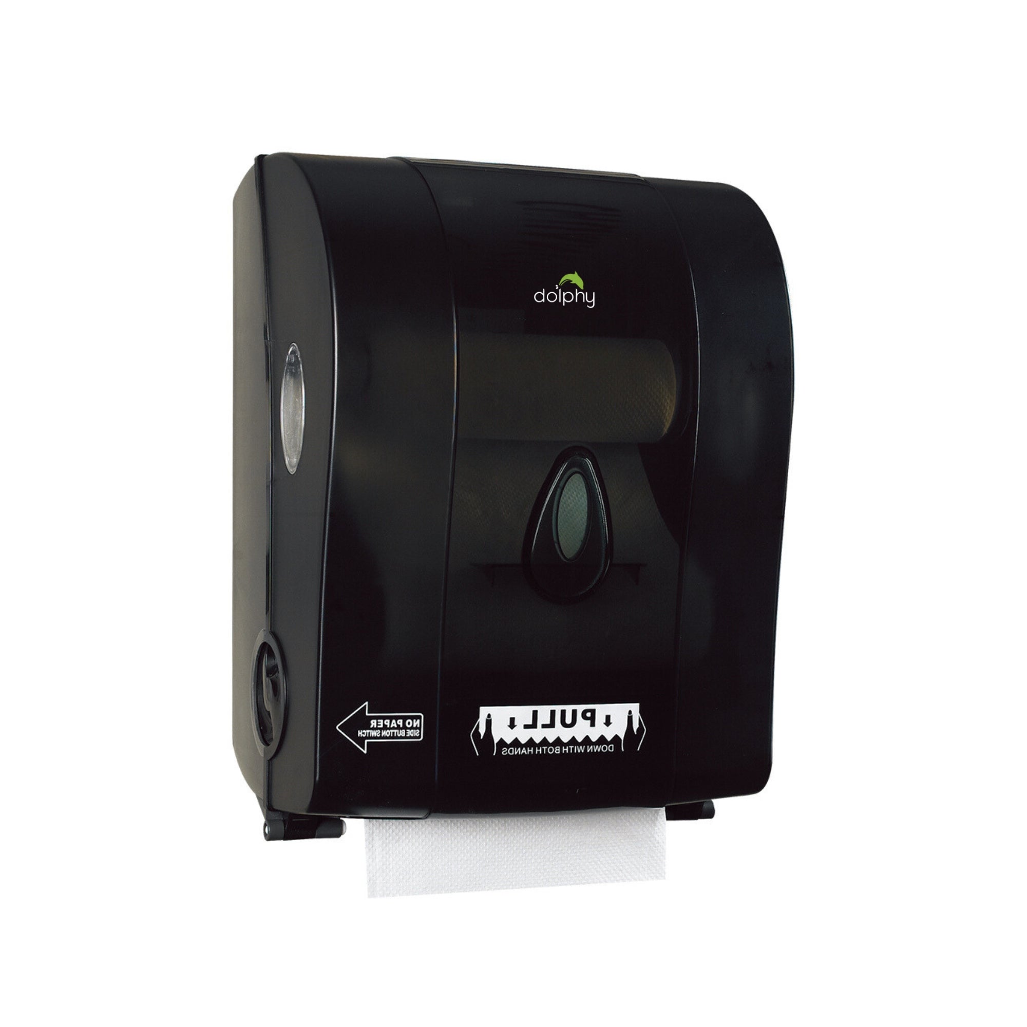 Semi-Autocut Paper Towel Dispenser-Black V959-DPDR0020-B