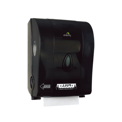 Semi-Autocut Paper Towel Dispenser-Black V959-DPDR0020-B