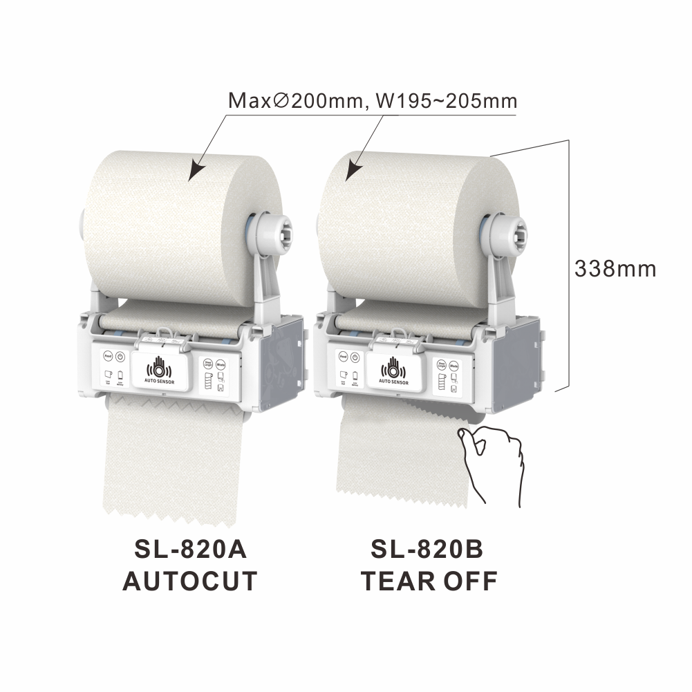 Touchless Paper Towel Dispenser-Black V959-DPDR0030