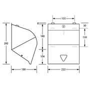 Stainless Steel Roll Towel Dispenser V959-DPDR0062